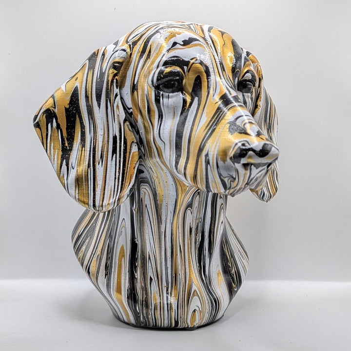 Dachshund Head – Hand Painted