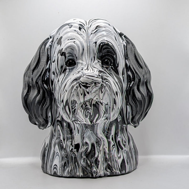 Havanese Head – Hand Painted