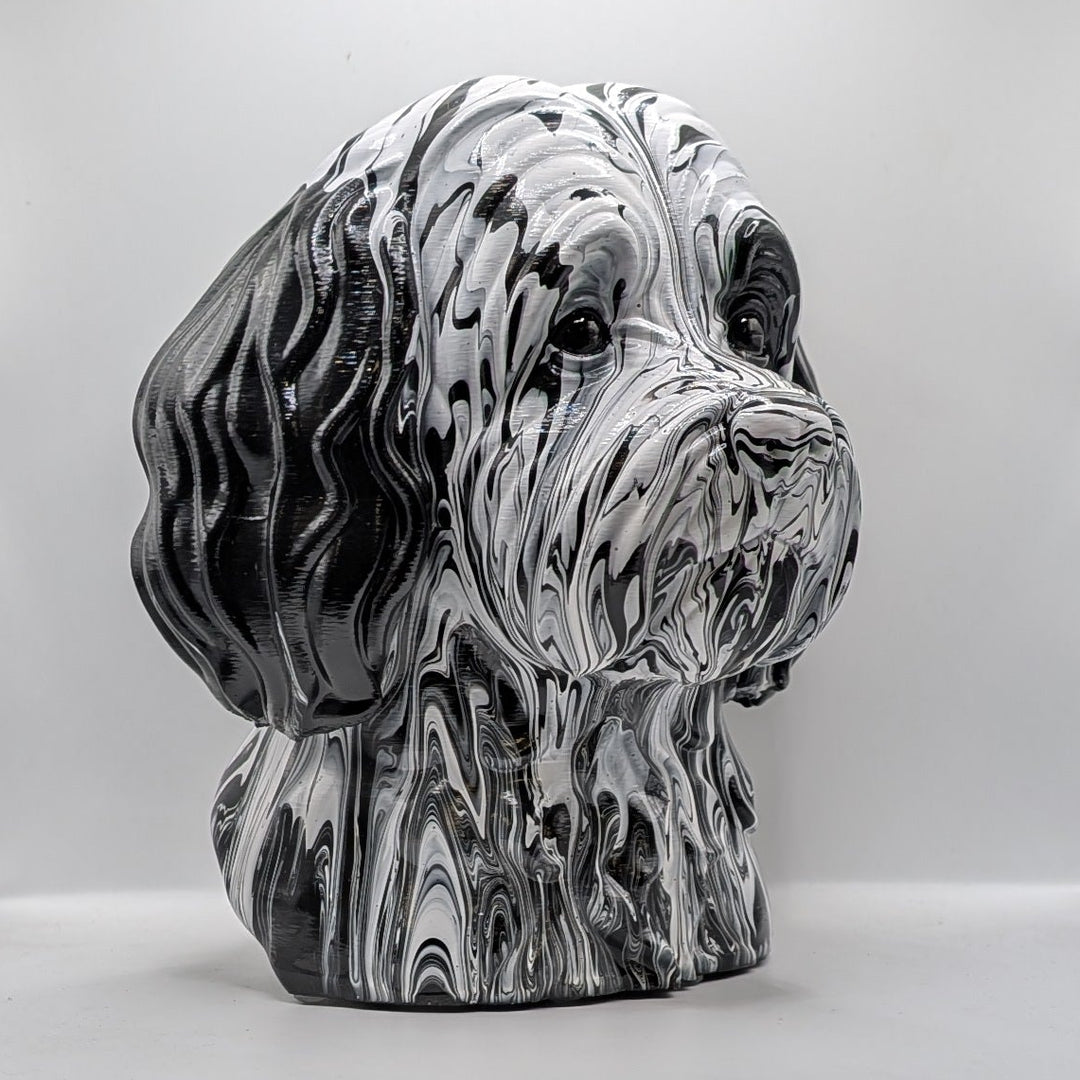 Havanese Head – Hand Painted