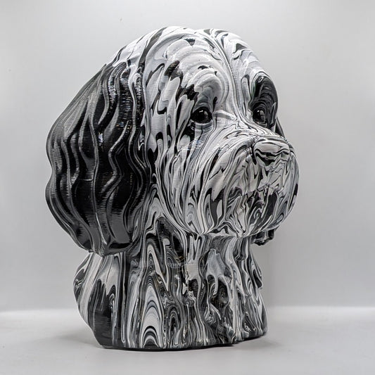 Havanese Head – Hand Painted