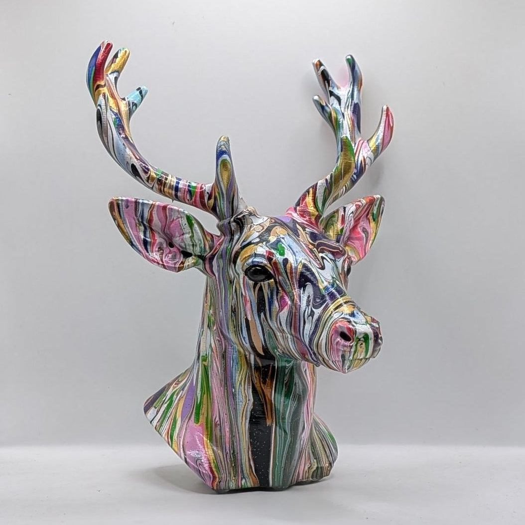Deer / Stag Head – Hand Painted