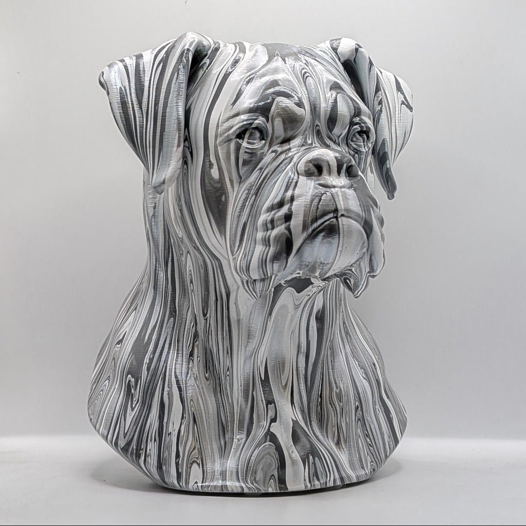 Boxer Head – Hand Painted