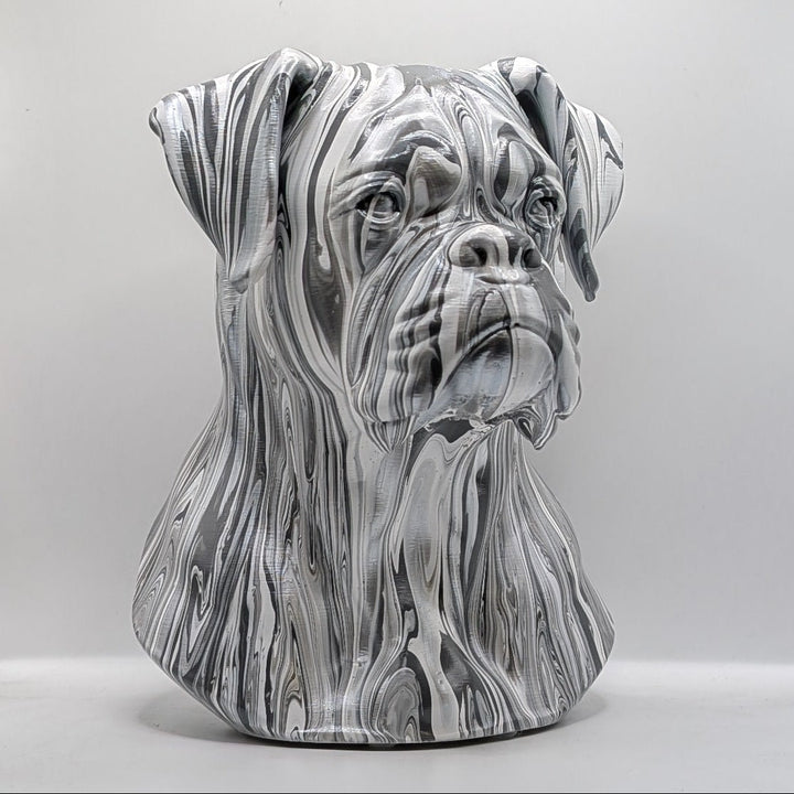 Boxer Head – Hand Painted
