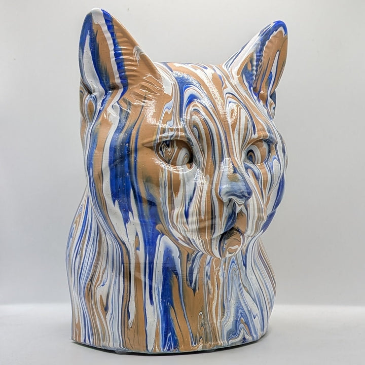 European Shorthair Head – Hand Painted