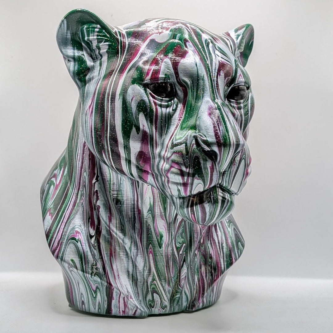 Panther Head – Hand Painted