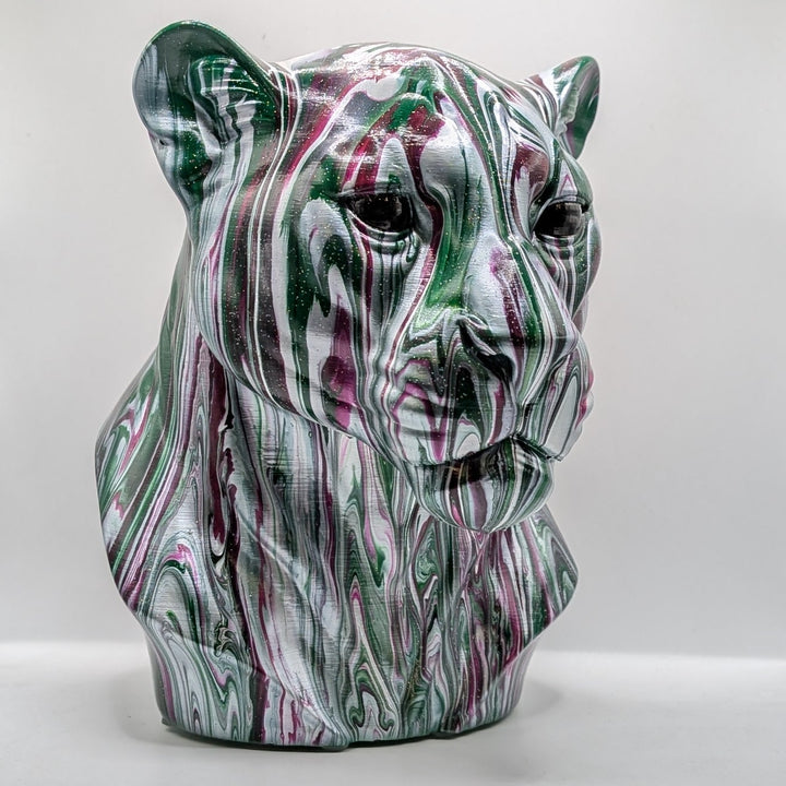 Panther Head – Hand Painted