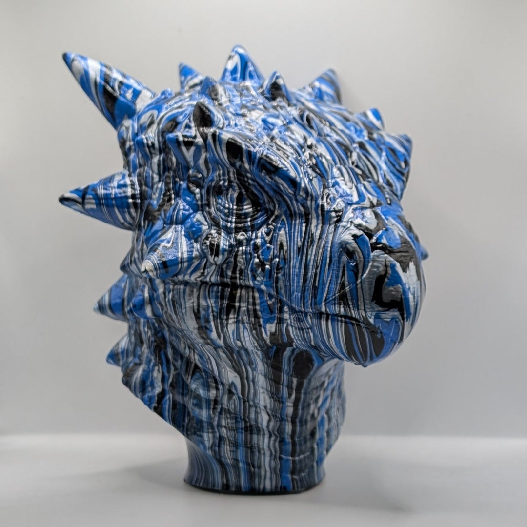 Ankylosaurus Head – Hand Painted