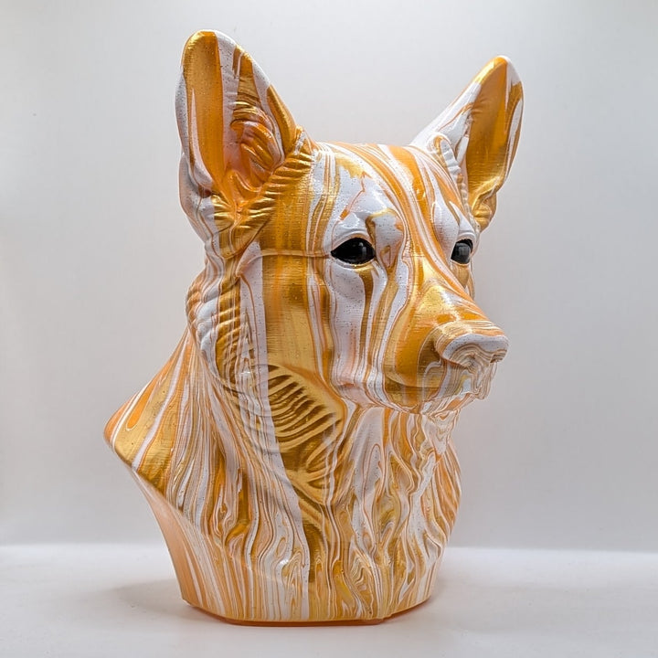 Corgi Head – Hand Painted