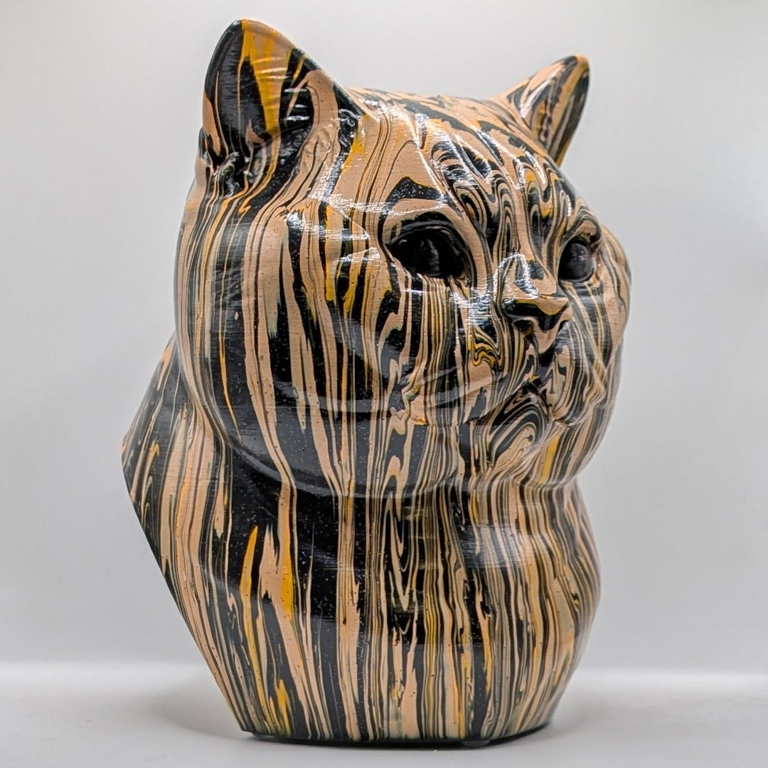 British Shorthair Head – Hand Painted