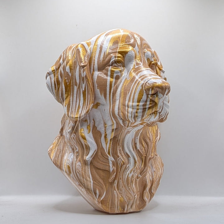 Golden Retriever Head – Hand Painted
