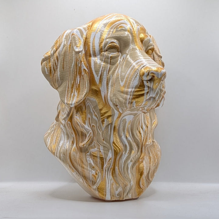 Golden Retriever Head – Hand Painted