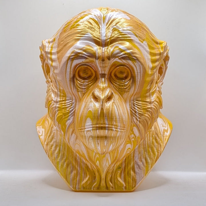 Gibbon Head – Hand Painted