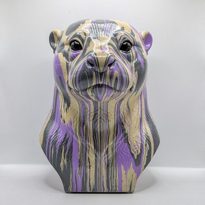 Otter Head – Hand Painted