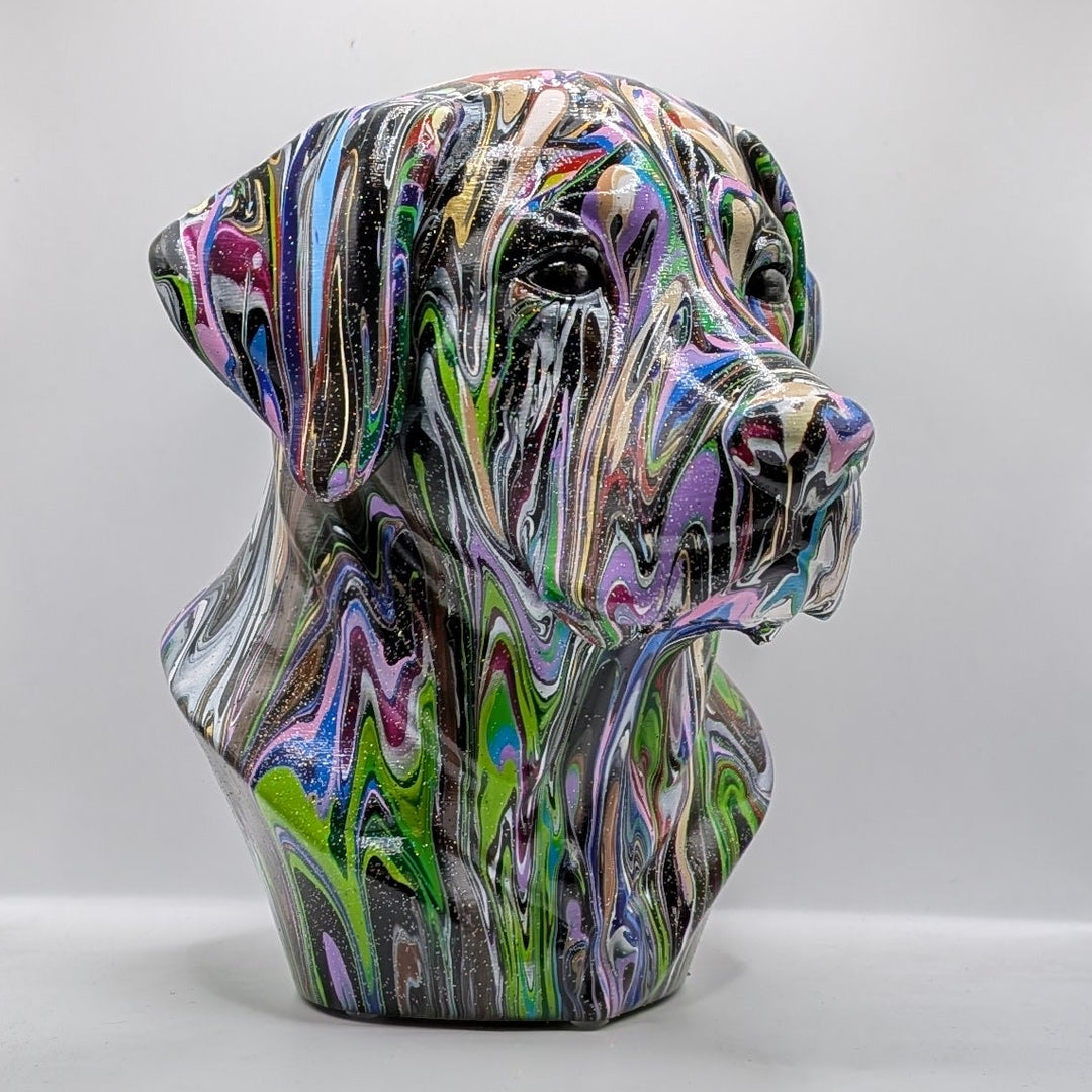 Labrador Retriever Head – Hand Painted