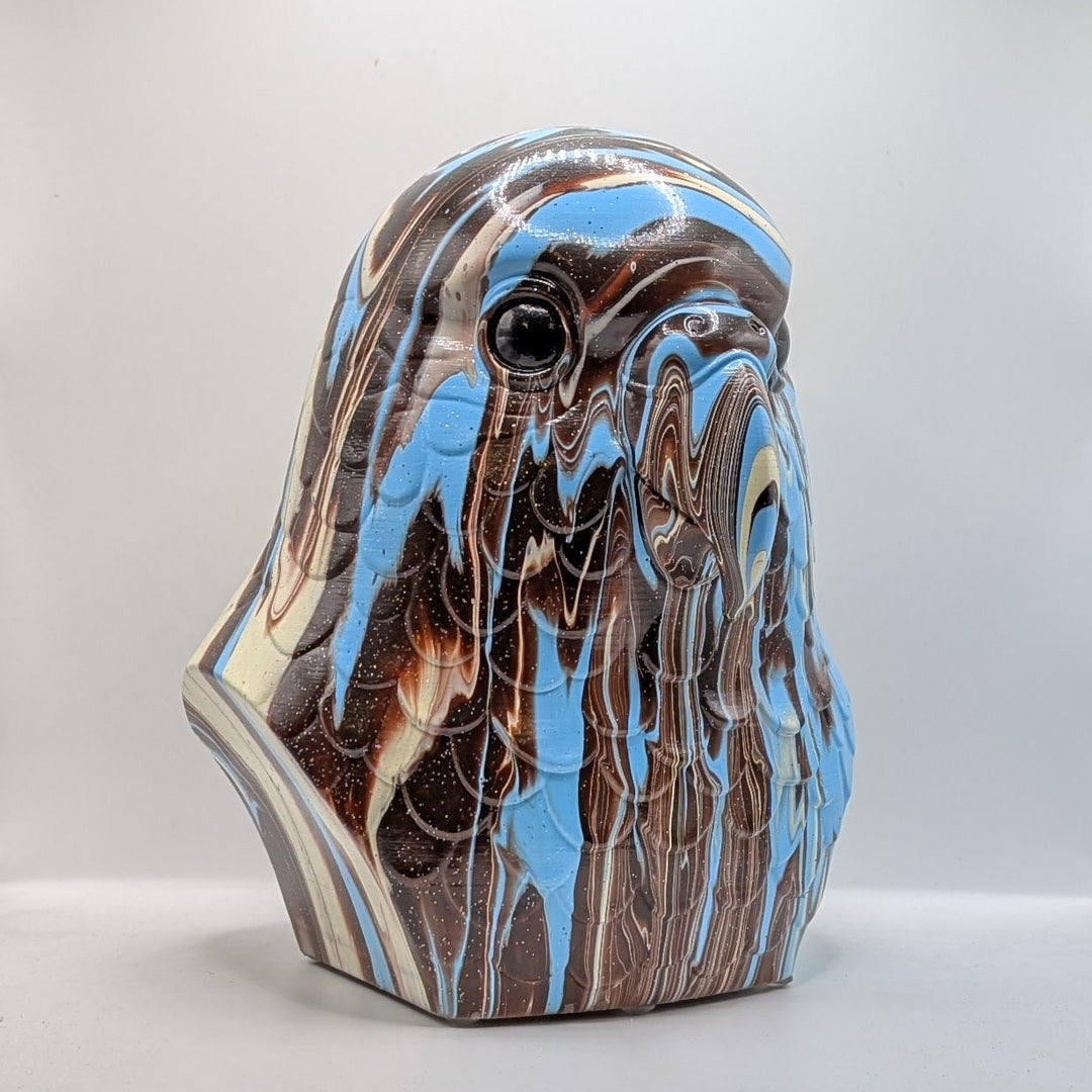 Parakeet Head – Hand Painted