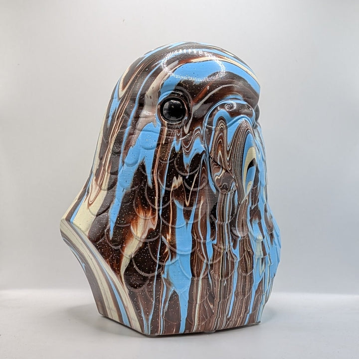 Parakeet Head – Hand Painted