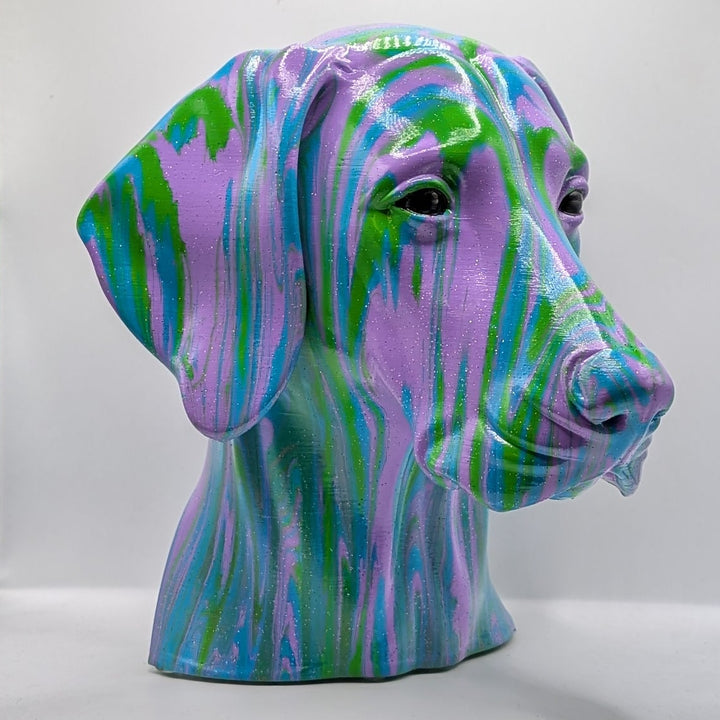 Dobermann Head – Hand Painted