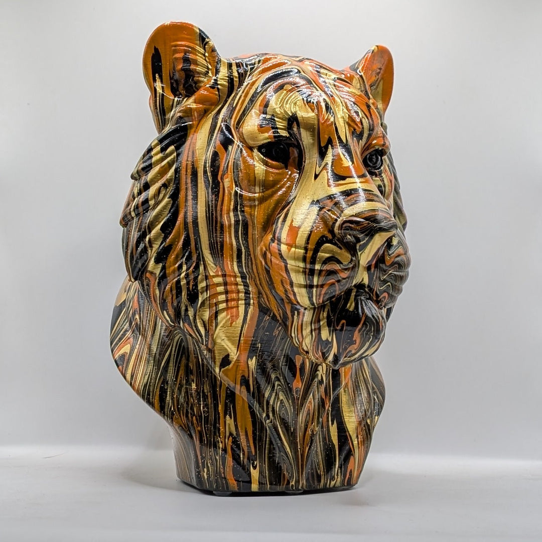 Tiger Head – Hand Painted