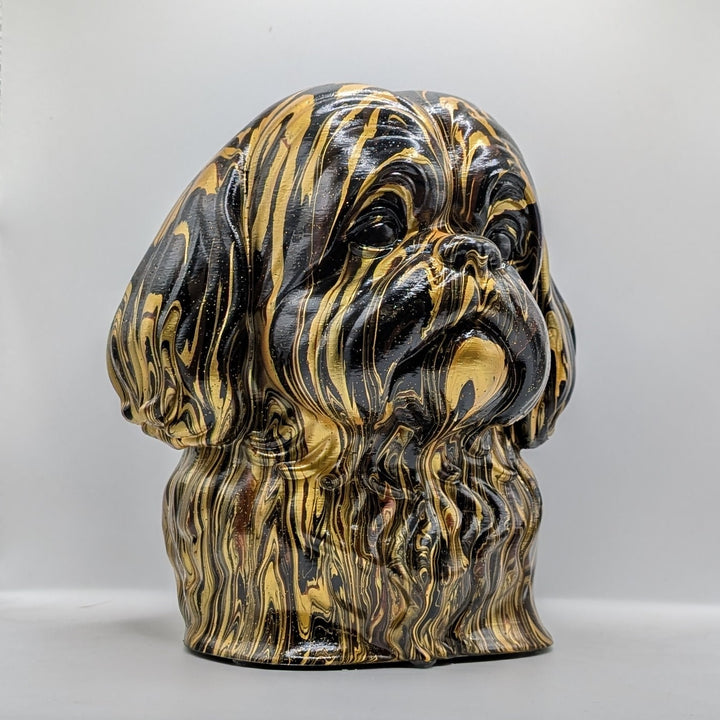 Shih Tzu Head – Hand Painted