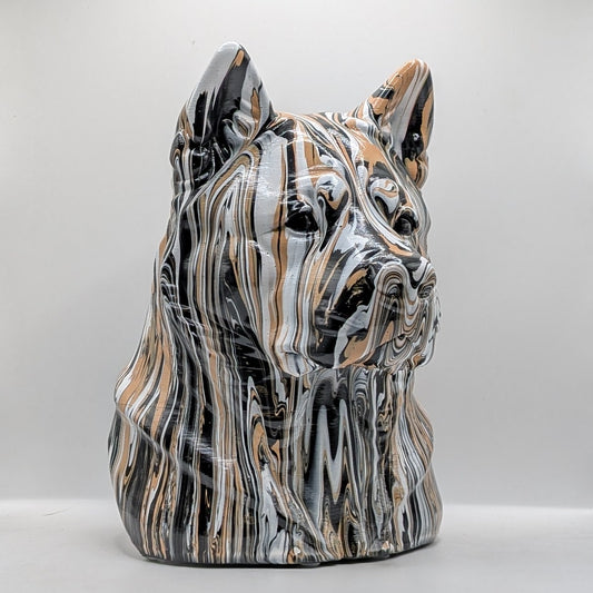 American Akita Head – Hand Painted