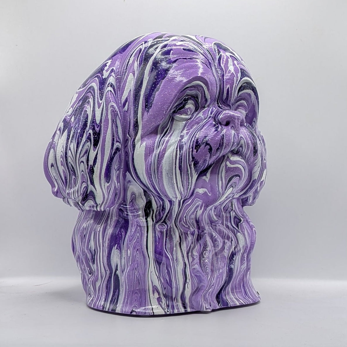 Shih Tzu Head – Hand Painted