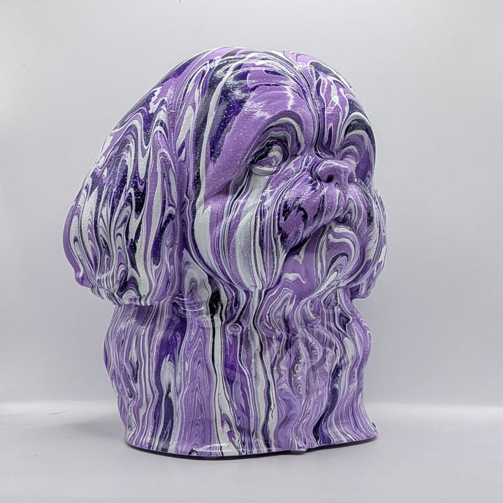 Shih Tzu Head – Hand Painted