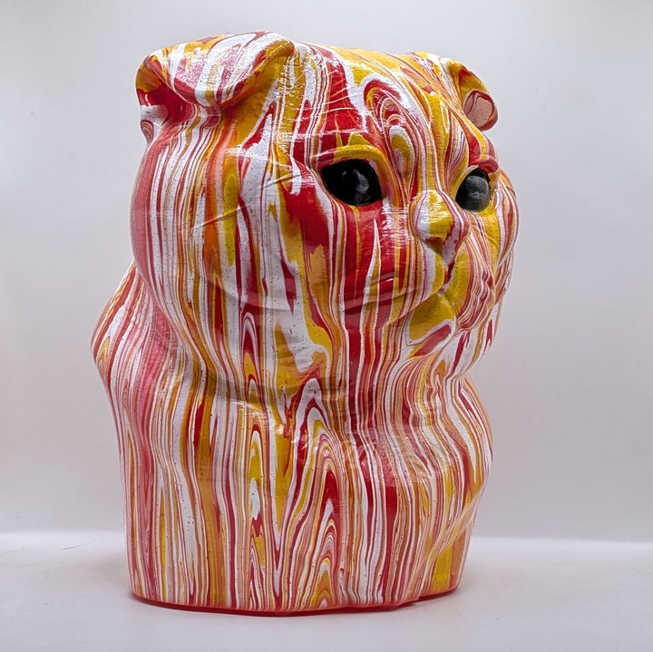 Scottish Fold Head – Hand Painted