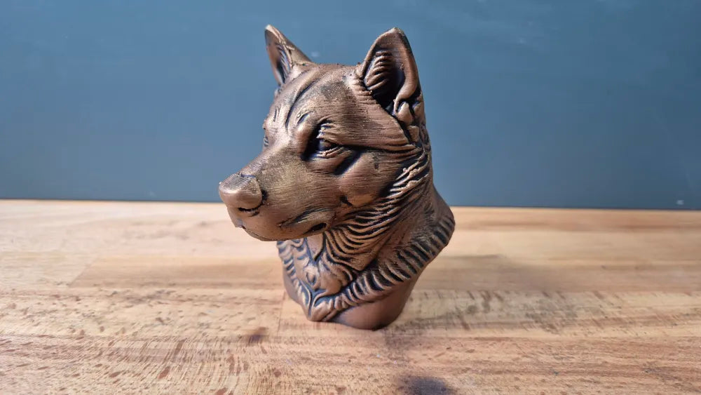 Shikoku Head – Hand Painted