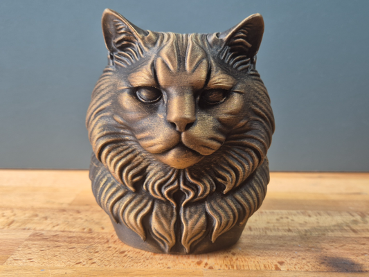 Siberian Cat Bust